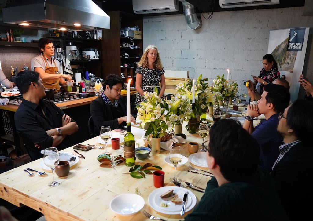 Representatives from Tourism New Zealand flew in for the one night only event