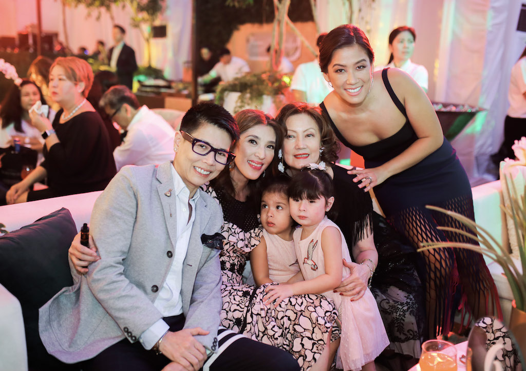 Tessa Alindogan, Mother of the Bride Crickette Tantoco, Nena Tantoco, Kathy Huang (Photography by Jaja Samaniego)