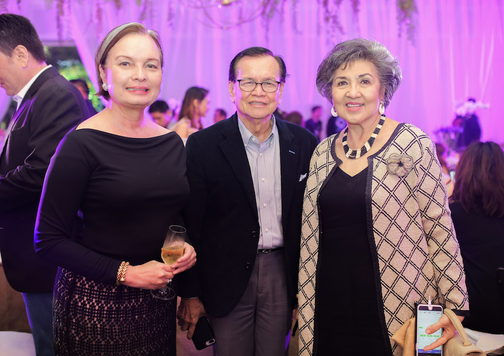 Margie Moran Floirendo, Jesus and Marites Pineda (Photography by Jaja Samaniego)