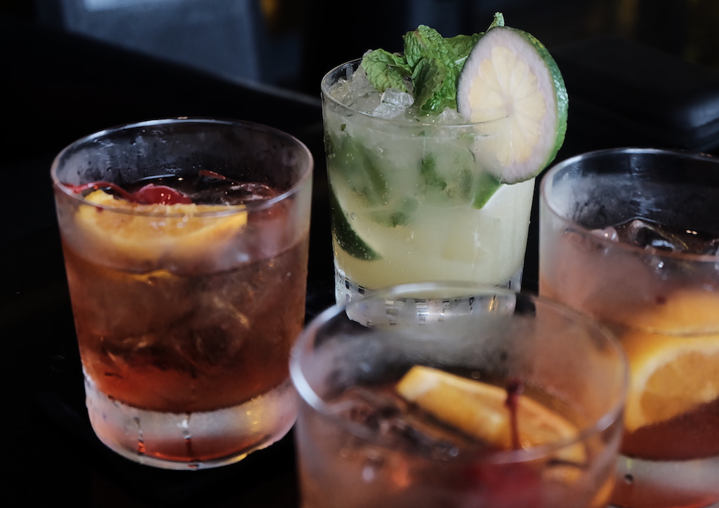 The Old Fashioned and Mojito cocktails are nice breaks between beer bingeing during World Cup matches