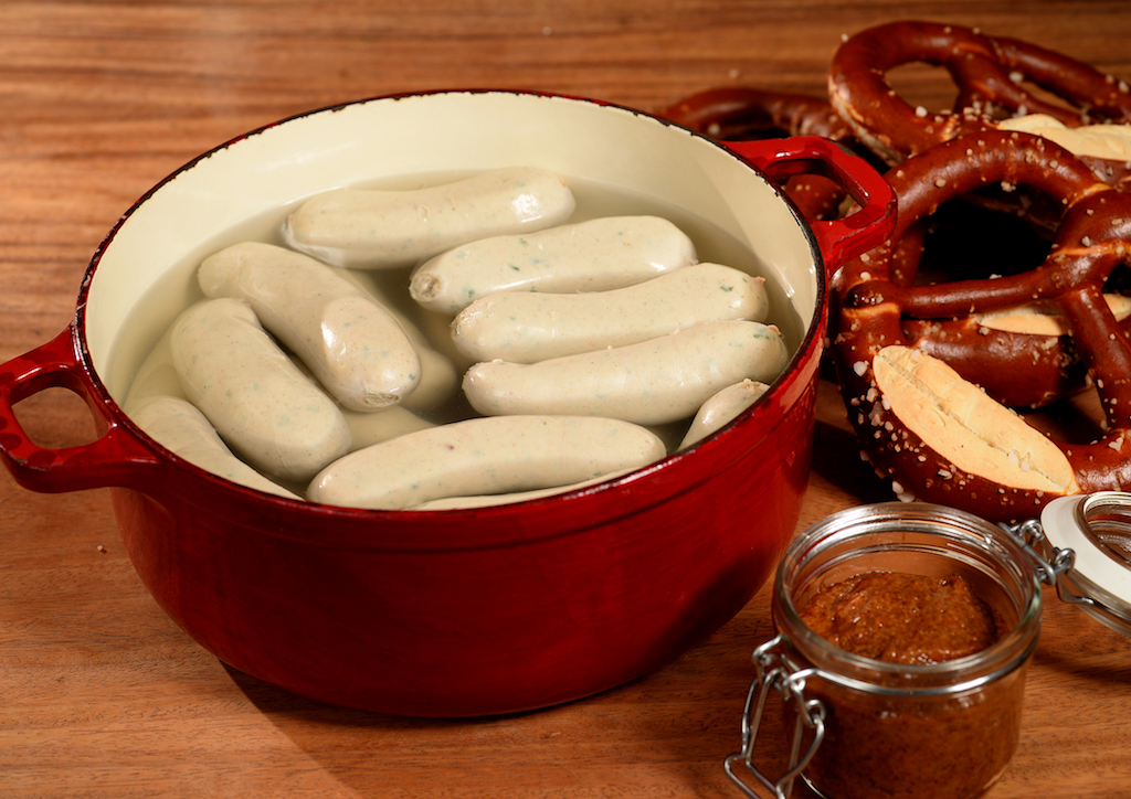 Sausages served at the German Club's Oktoberfest 2018 is an heirloom family recipe from Solaire's German Chef 