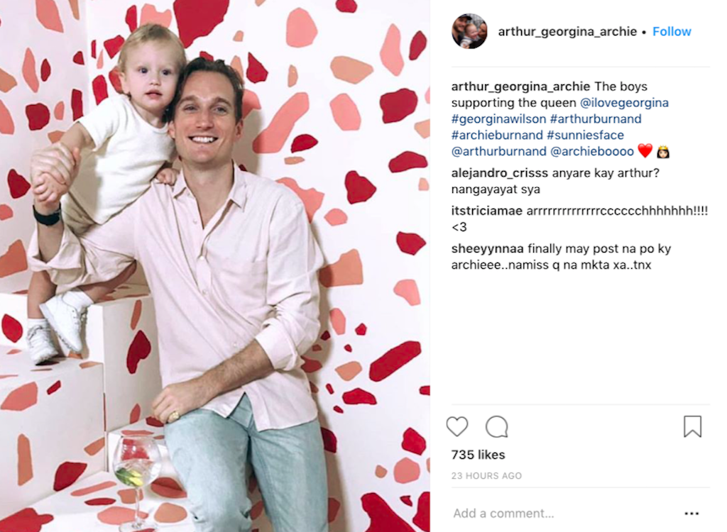 Photograph courtesy of @arthur_georgina_archie (Instagram)