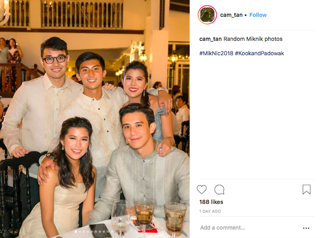 Wedding Day of Nicole Tantoco and Mikko de los Reyes. Photograph courtesy of @cam_tan (Instagram)