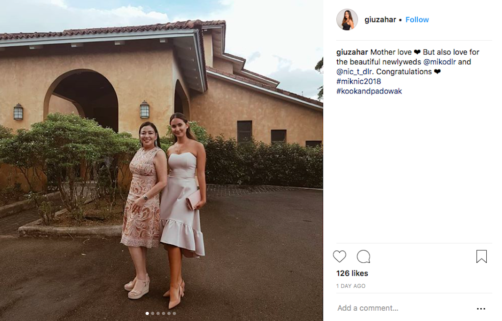 Wedding Day of Nicole Tantoco and Miko de los Reyes. Photograph courtesy of @giuazahar (Instagram)
