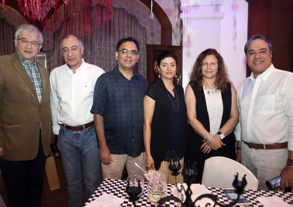 H.E. Igor Khovaev, H.E. Ahmed Ezzat, H.E. Dr. Aman Rashid, Mme. Shamaila Rasmid, Mme. Mervat Ezzat, H.E. Rolando Guevarra Alvarado