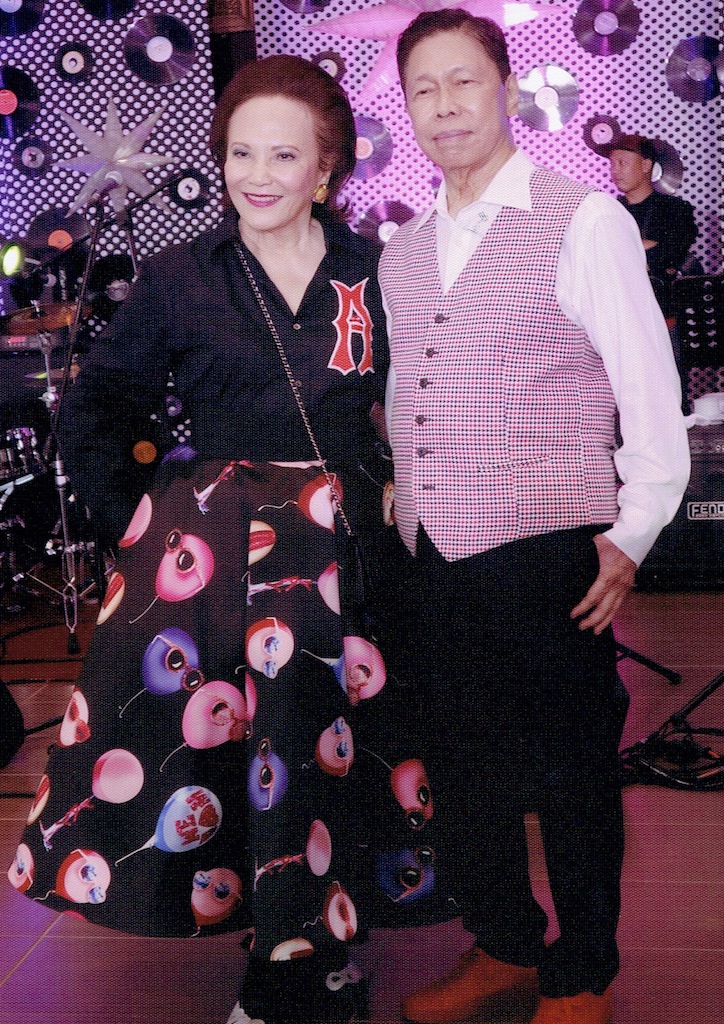 Mellie Ablaza with birthday boy Louie Ablaza