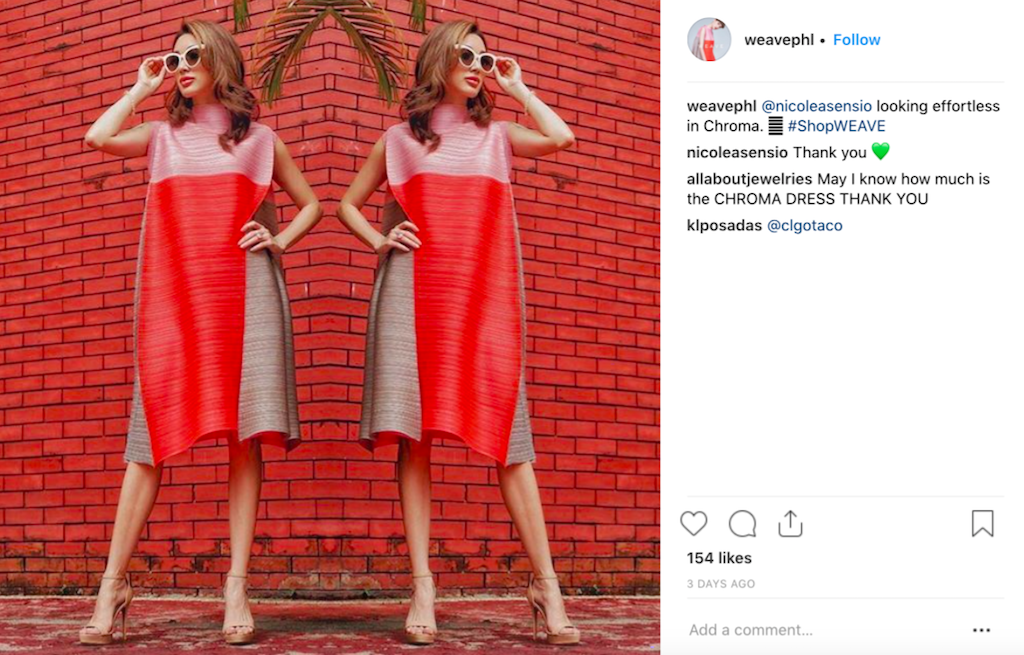 Photograph courtesy of Weave's Instagram @weavephl