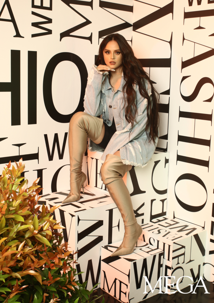 Georgina Wilson at MEGA Fashion Week