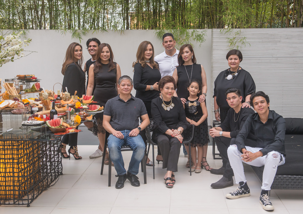 Cynthia Almario hosted a welcome party for her mother, who returned home from the United States (Photograph by Kieran Punay) 
