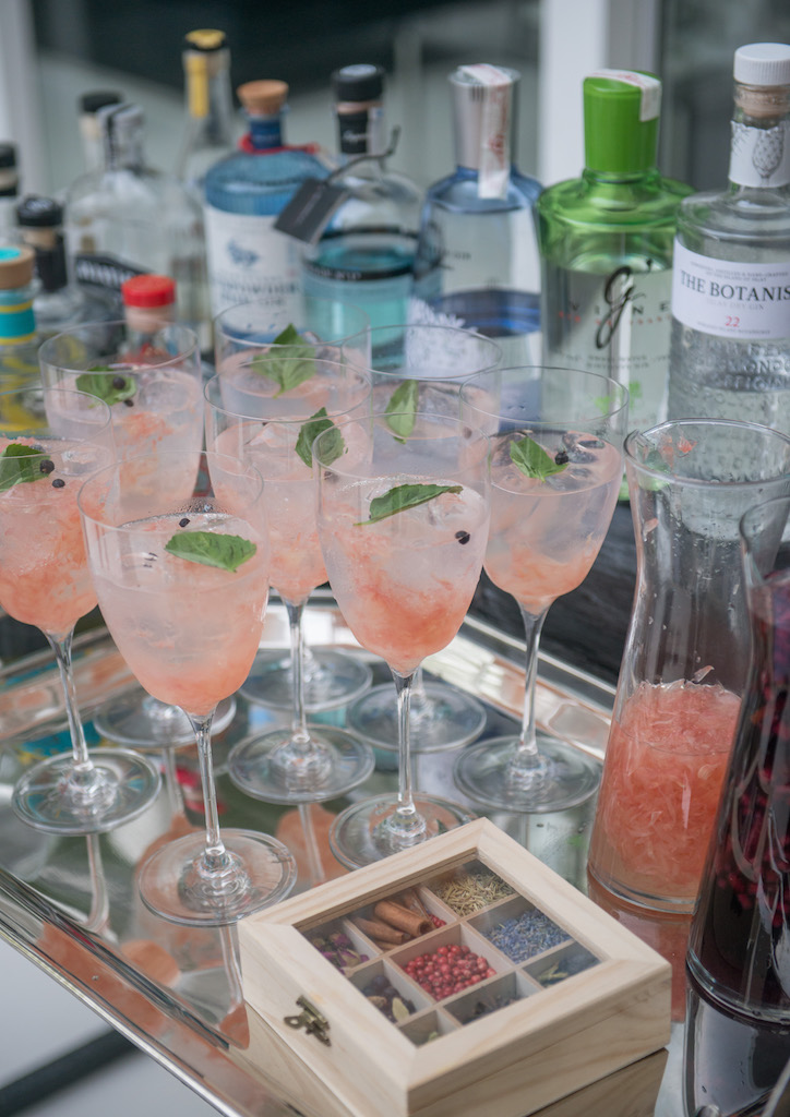 A sakura-based cocktail inspired by the cherry blossom season of Japan (Photograph by Kieran Punay) 