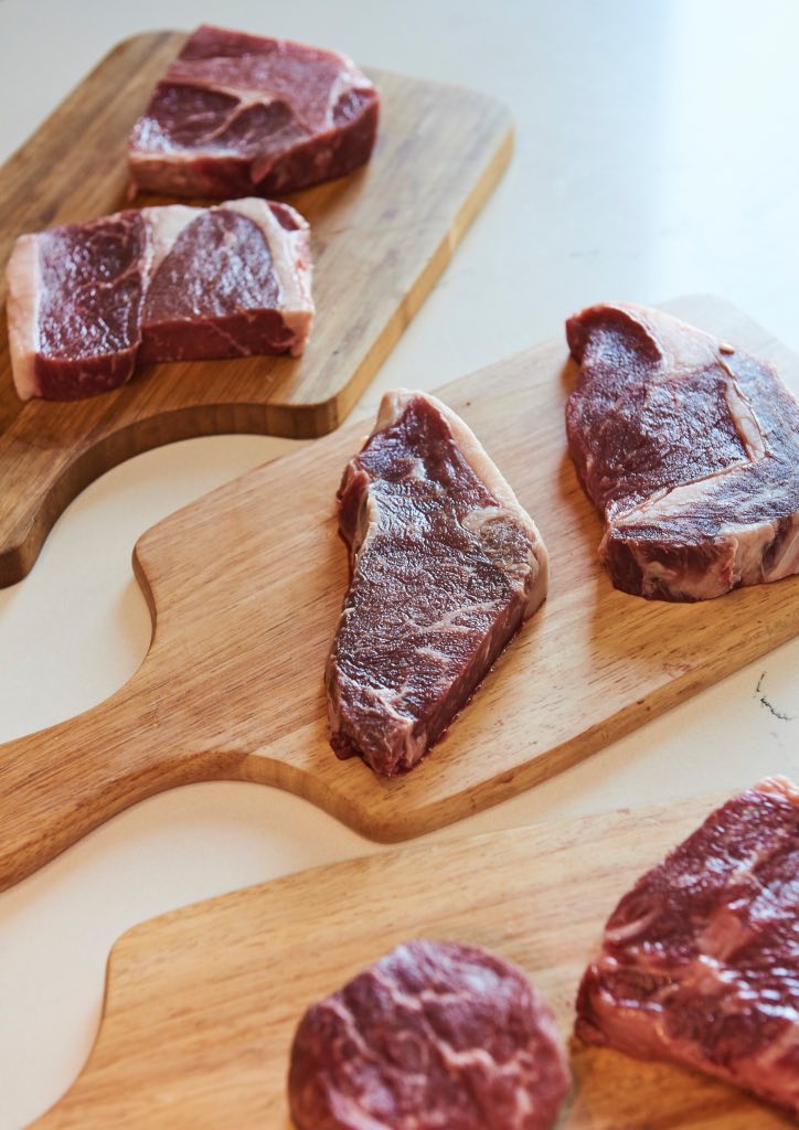 There are six cuts of meats (plus one off the menu item) to choose from at Steak the First (Photograph by Hub Pacheco)