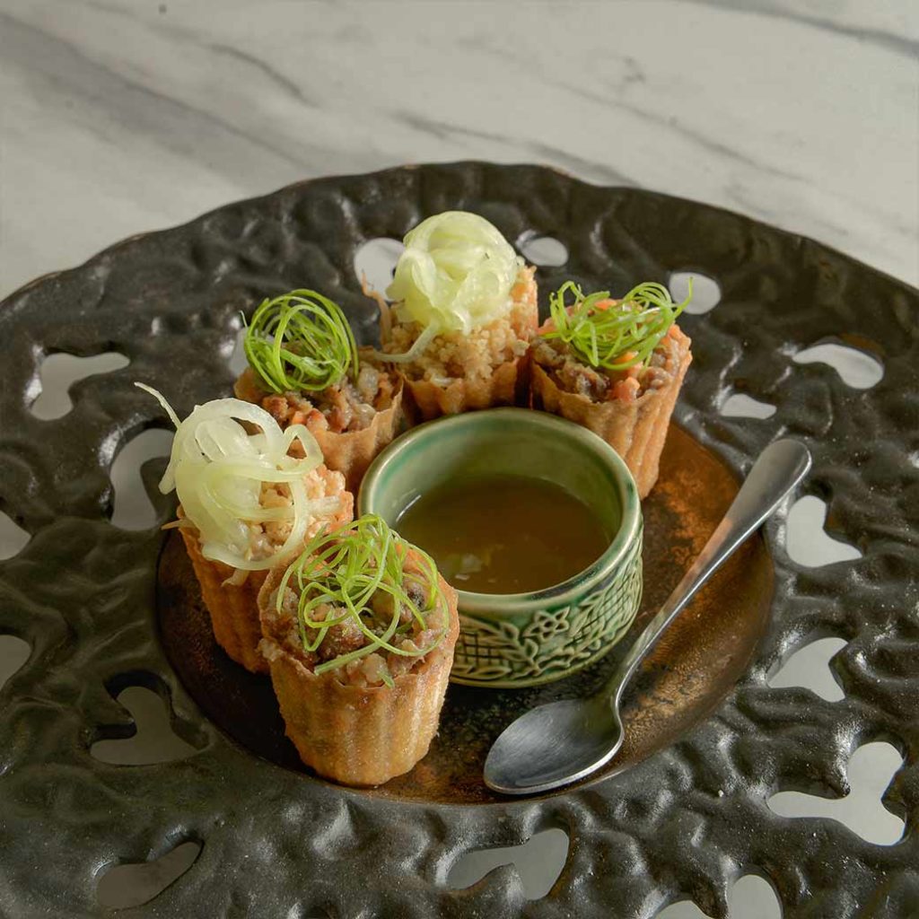 Rice Cups are part of the lean menu of Lampara