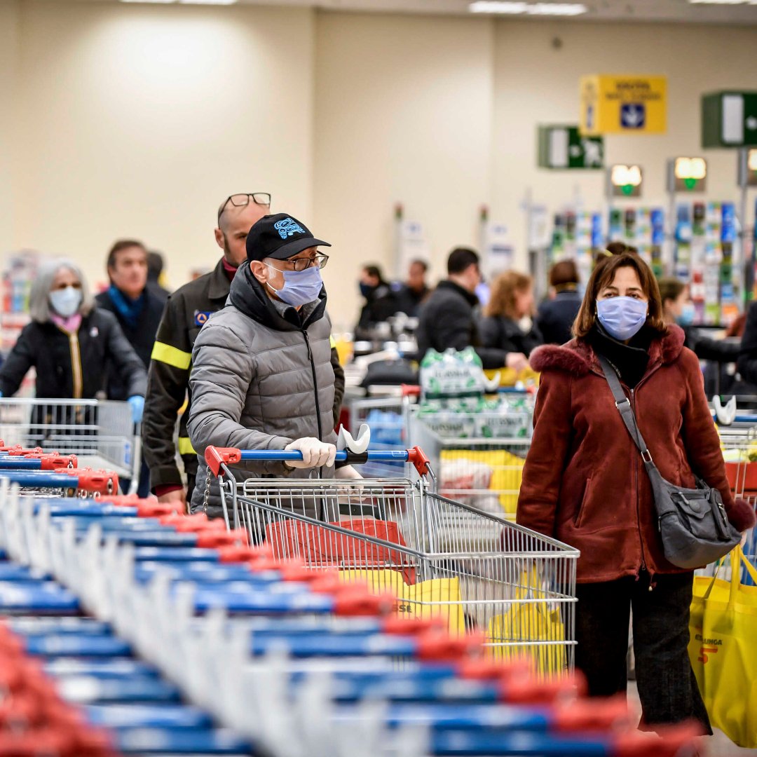 Hoarding of grocery during lockdown