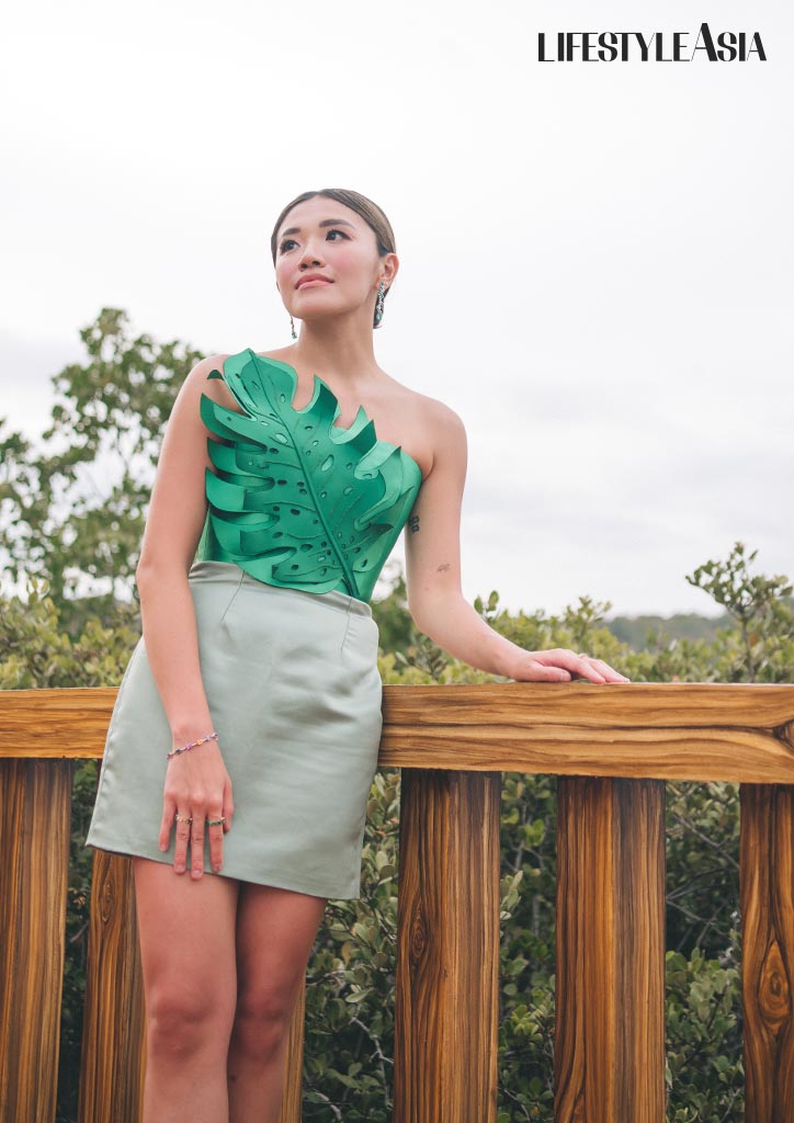 Enjoying the moment while immersing oneself in the outdoors.