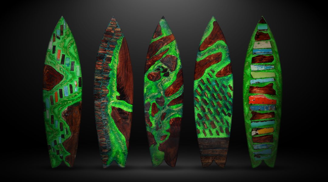 Project Re-Dew Scrapboards Fundraising Project transformed wreckage into art 