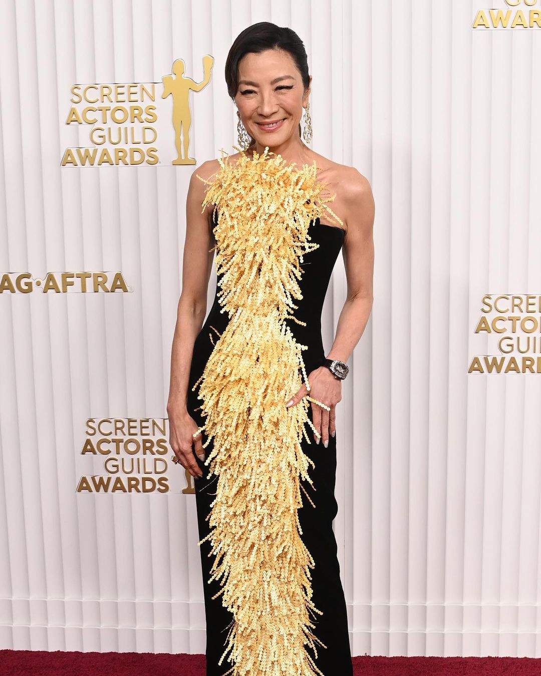 Michelle Yeoh in Schiaparelli Screen Actors Guild Awards (SAG) 2023