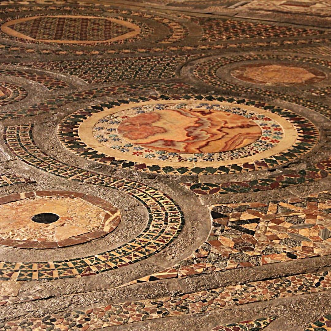 Cosmati Pavement at Westminster Abbey London 1268