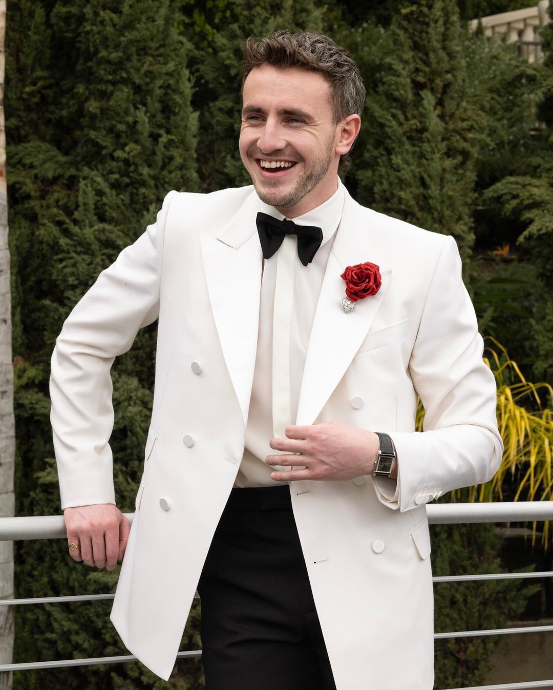 Paul Mescal wearing the Cartier Tank Chinoise