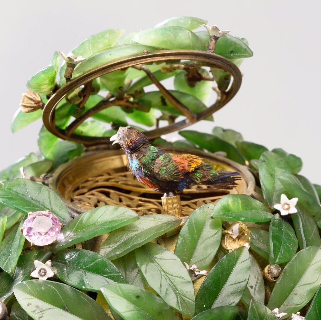 Inside of Faberge Bay Tree Egg