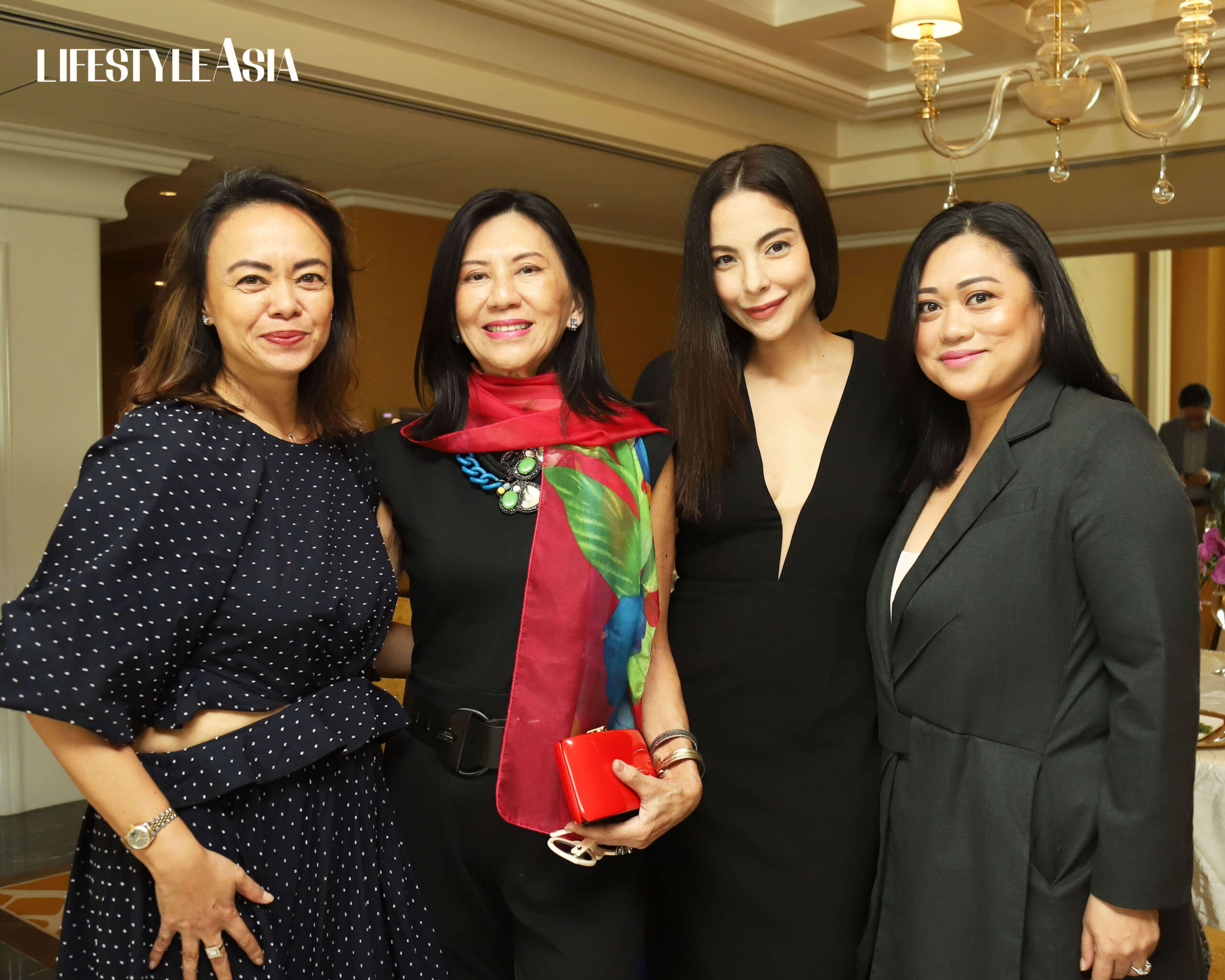 Katrina Holigores, Lulu Tan Gan, Amanda Griffin Jacob, and Candy Dizon at Lifestyle Asia event