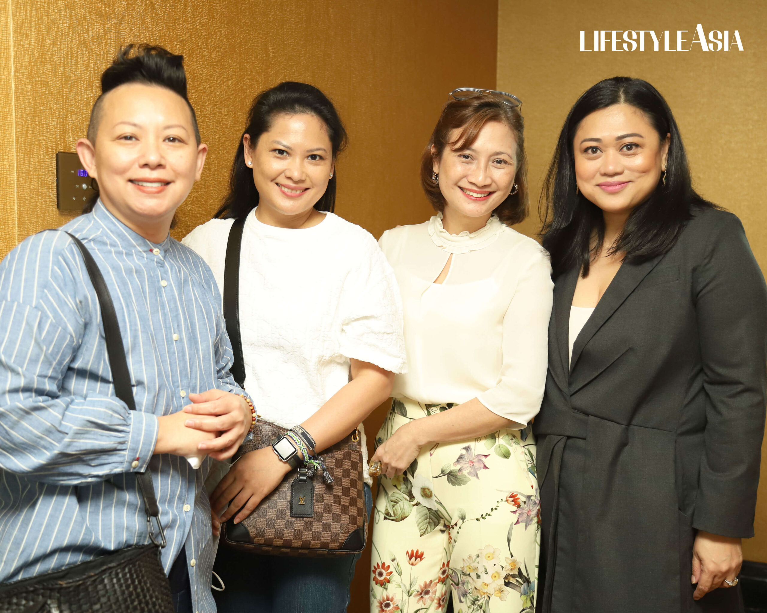 Rita Nazareno, Marv Nazareno, Mawi Fojas de Ocampo, and Candy Dizon at Lifestyle Asia event