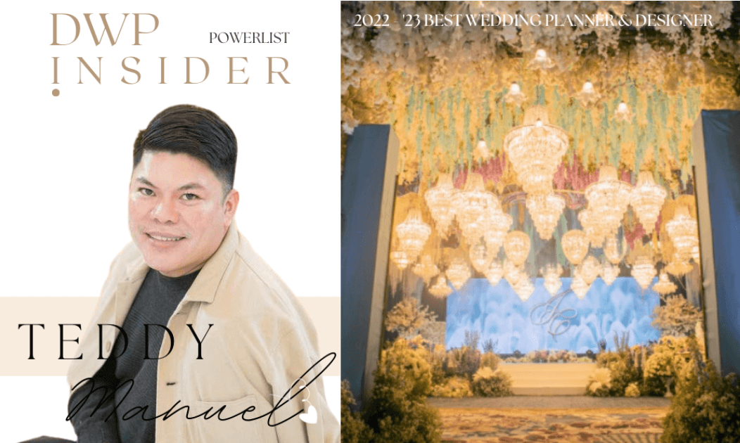 Teddy Manuel Destination Wedding Planner’s DWP Powerlist 2022 to 2023