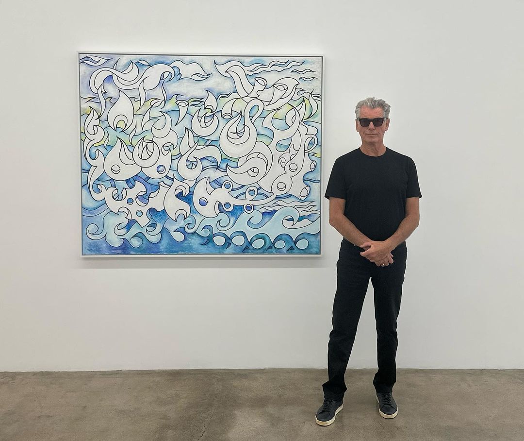 Pierce Brosnan Launches His First Solo Exhibition