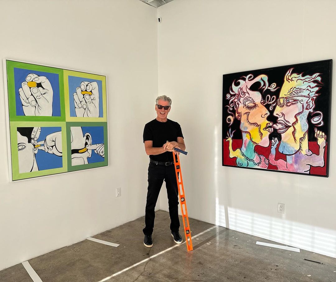 Pierce Brosnan Launches His First Solo Exhibition