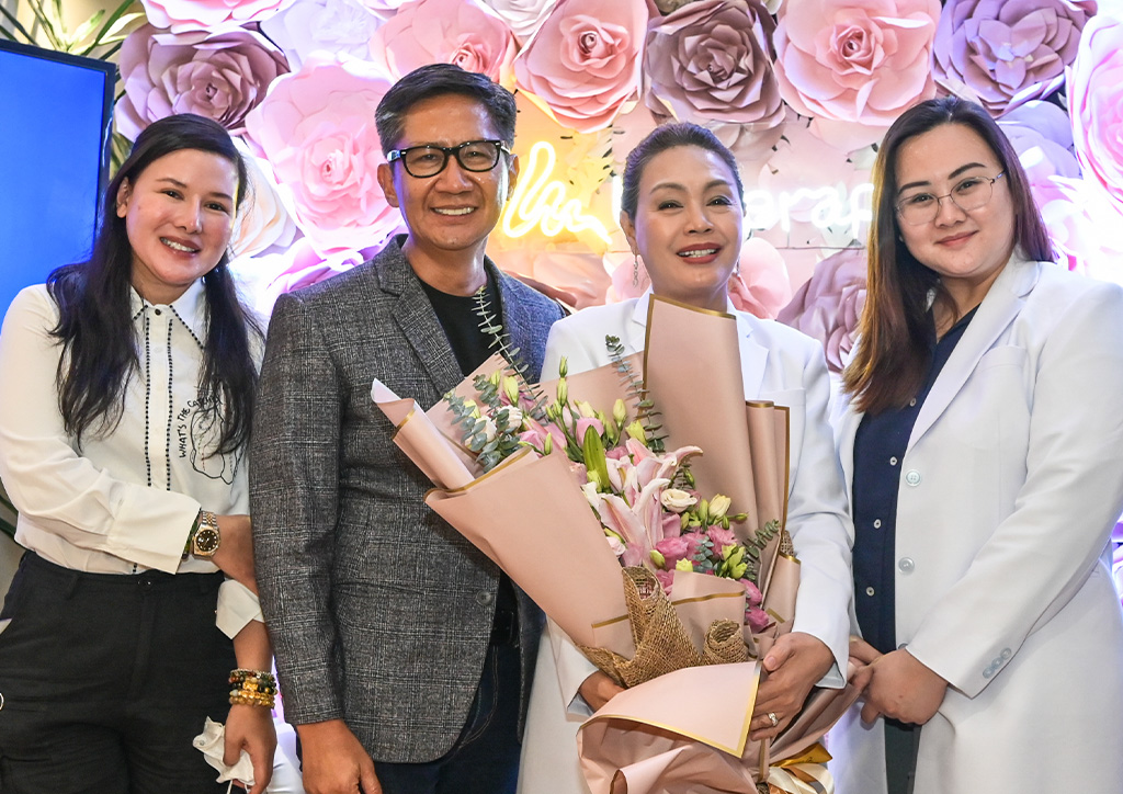 Ms. Geralyn Farnacio, Mr. Jorge Libanan, Dr. Ma. Venia Concepcion Javellana, and Dr. Sarrah Jane Javellana-Obal celebrate partnership to continually achieve the gold standard of beauty 
