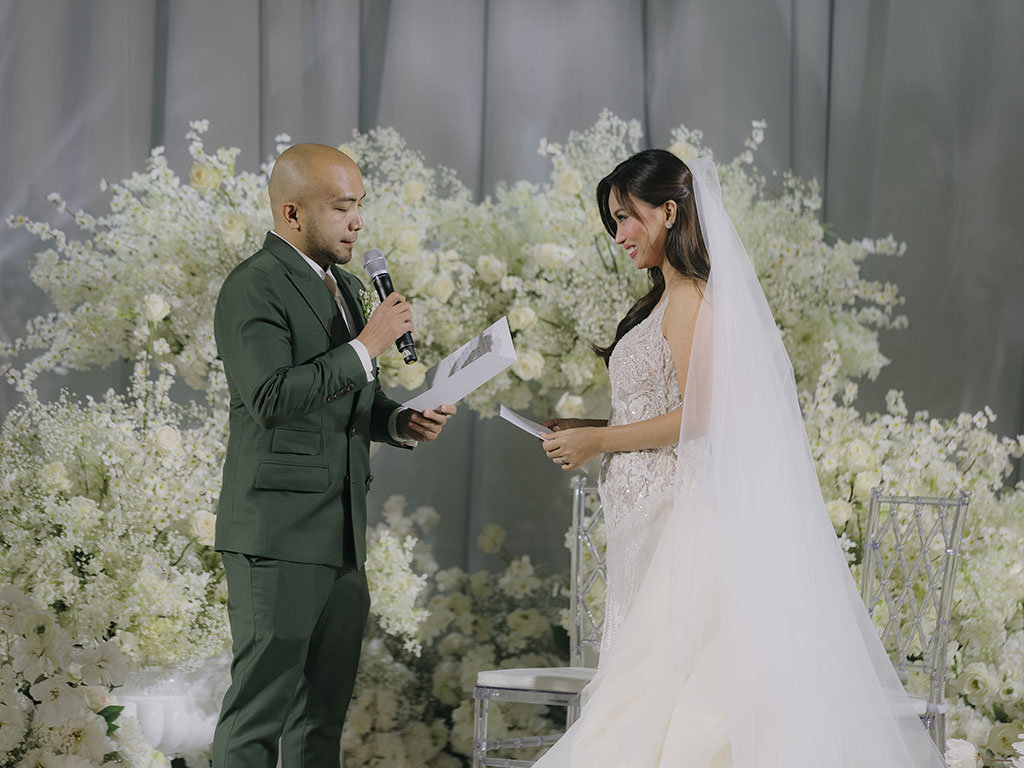 Acee Paita and Carlo Paita wedding vows