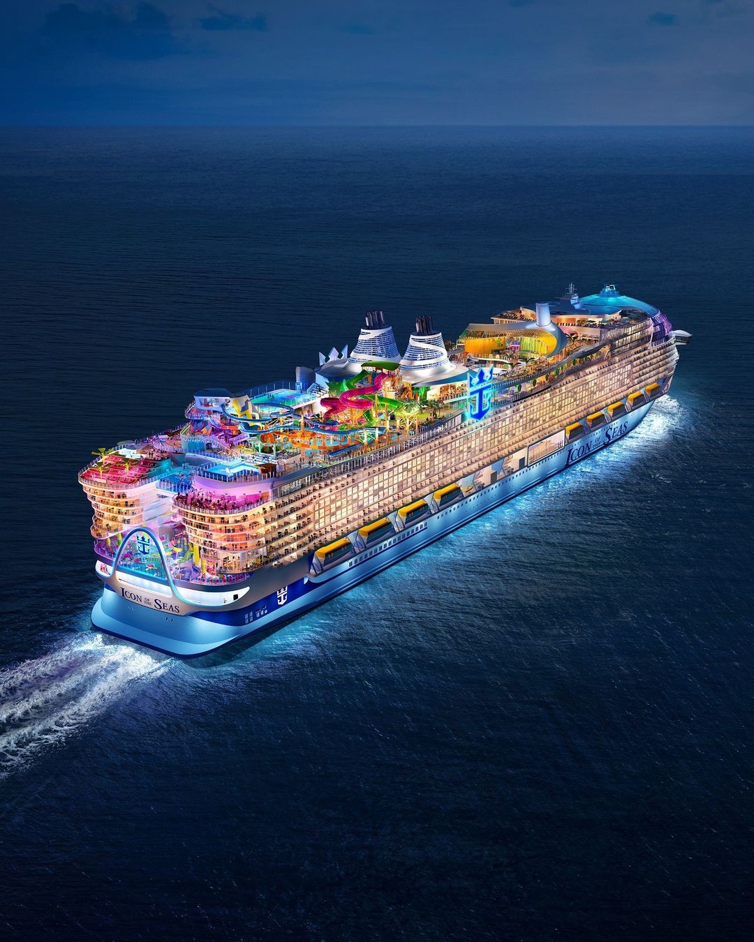 Royal Caribbean's latest and biggest cruise ship, "Icon of the Seas"