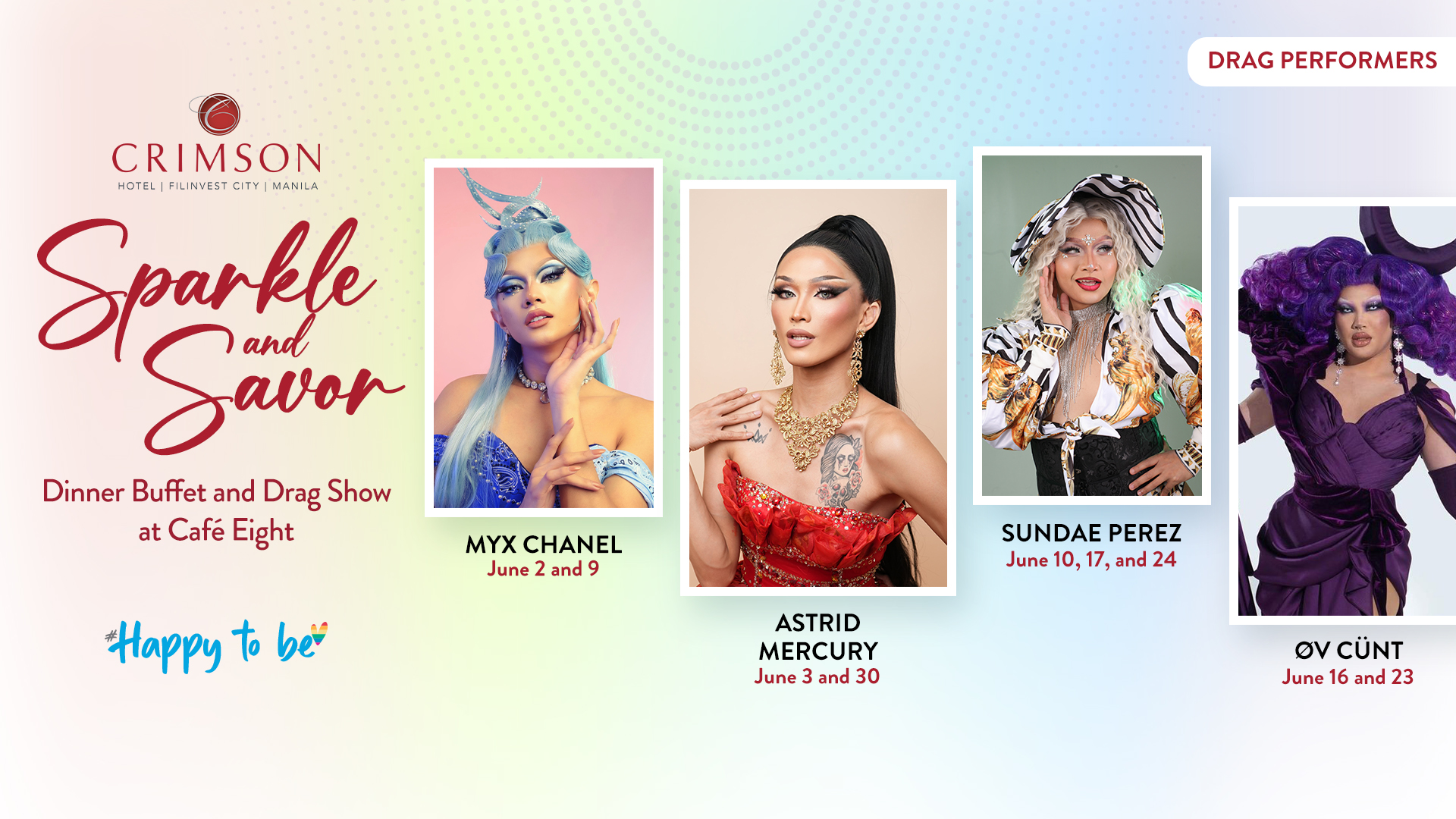 Café Eight's dinner buffet and drag show