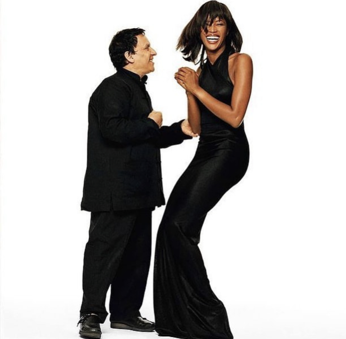 Naomi Campbell and Azzedine Alaïa