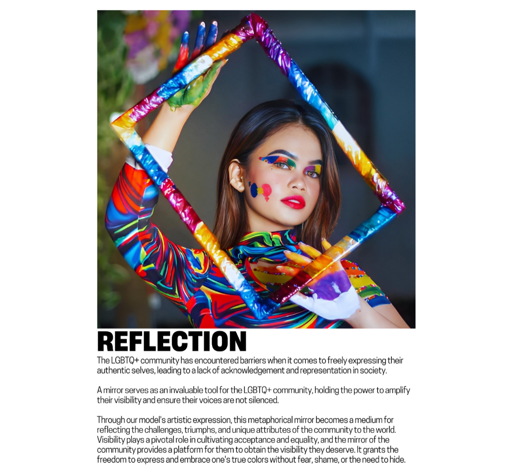 An entry for PSG Global's makeup competition