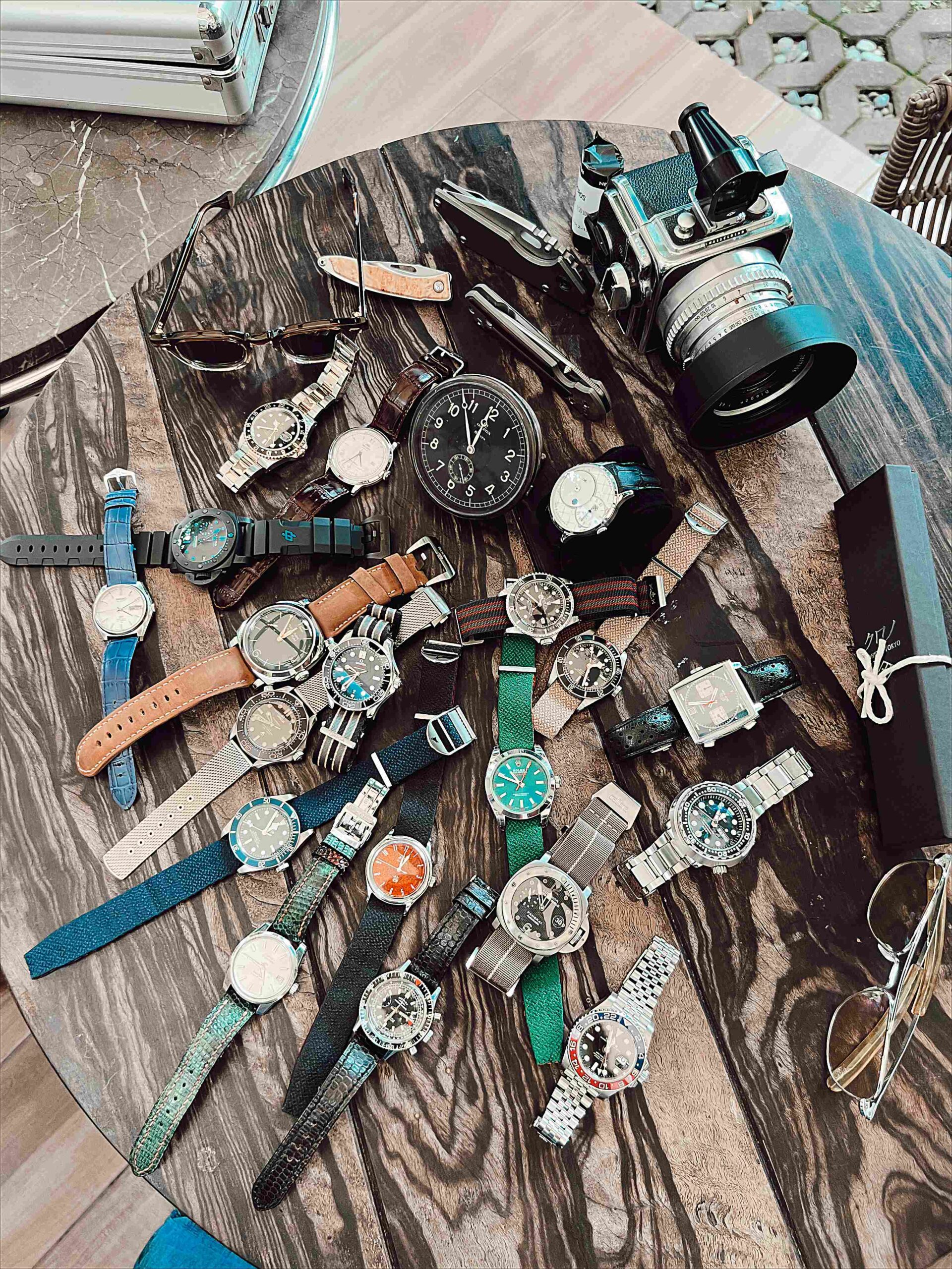 Watch enthusiast meetups can include a wide range of pieces. This one included everything from hard to get Rolexes to vintage pieces to Philippine watch brands to cameras.