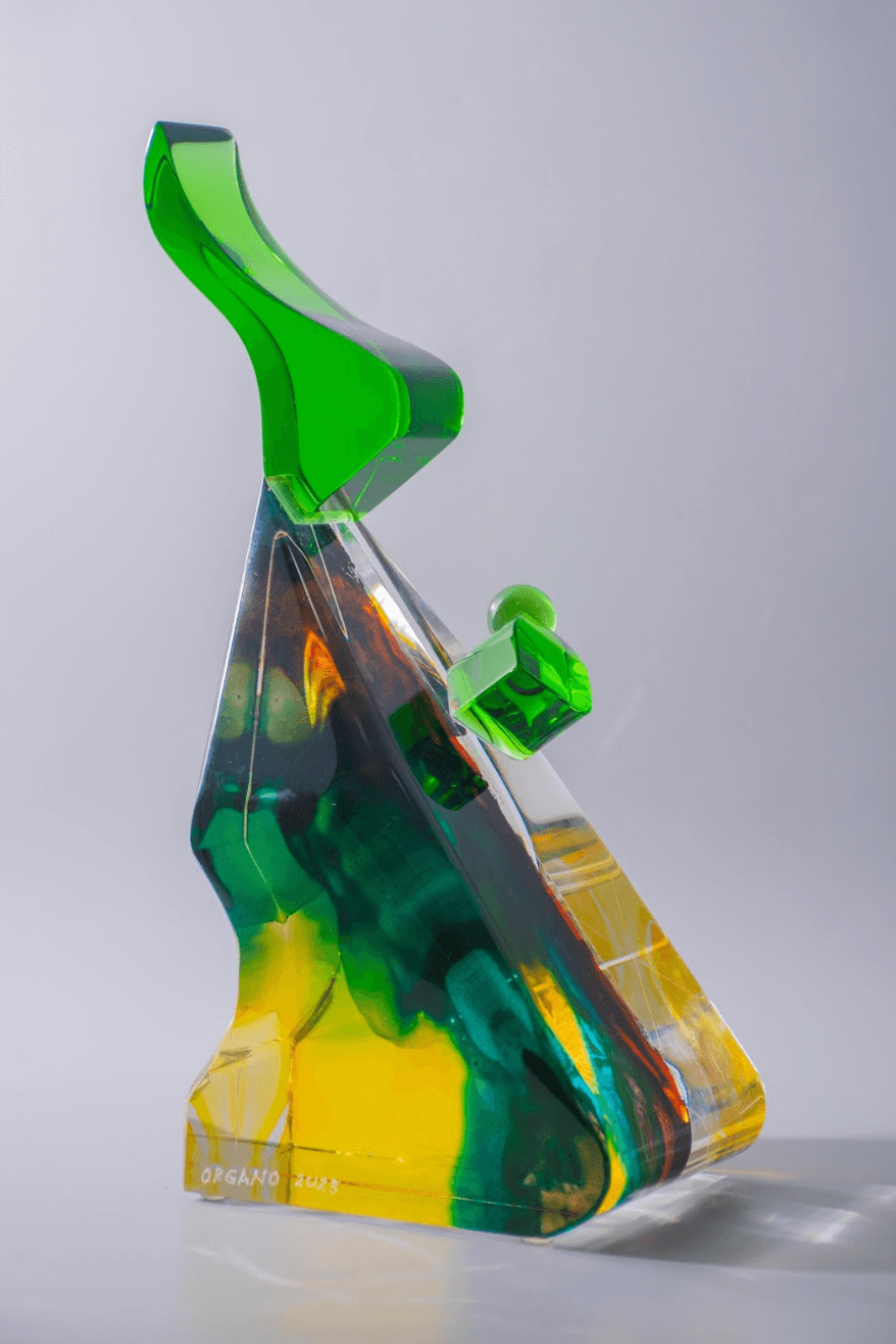Mother and Child Glass sculpture by Galerie Joaquin