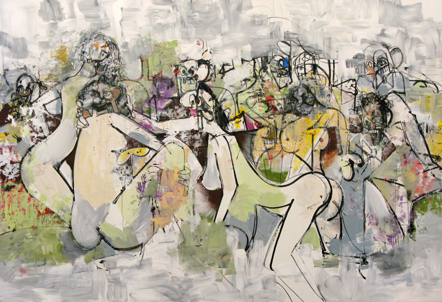 Condo's "Figures in a Garden"