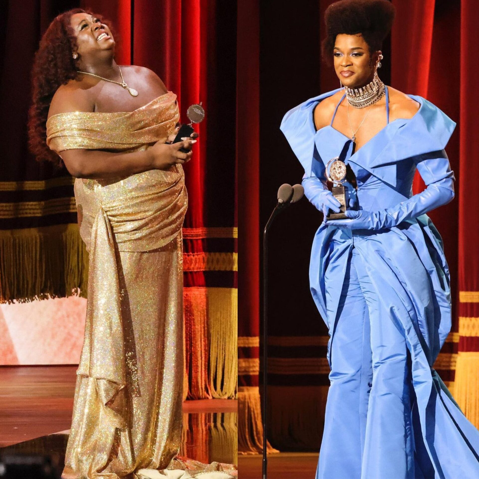 Alex Newell and J. Harrison Ghee