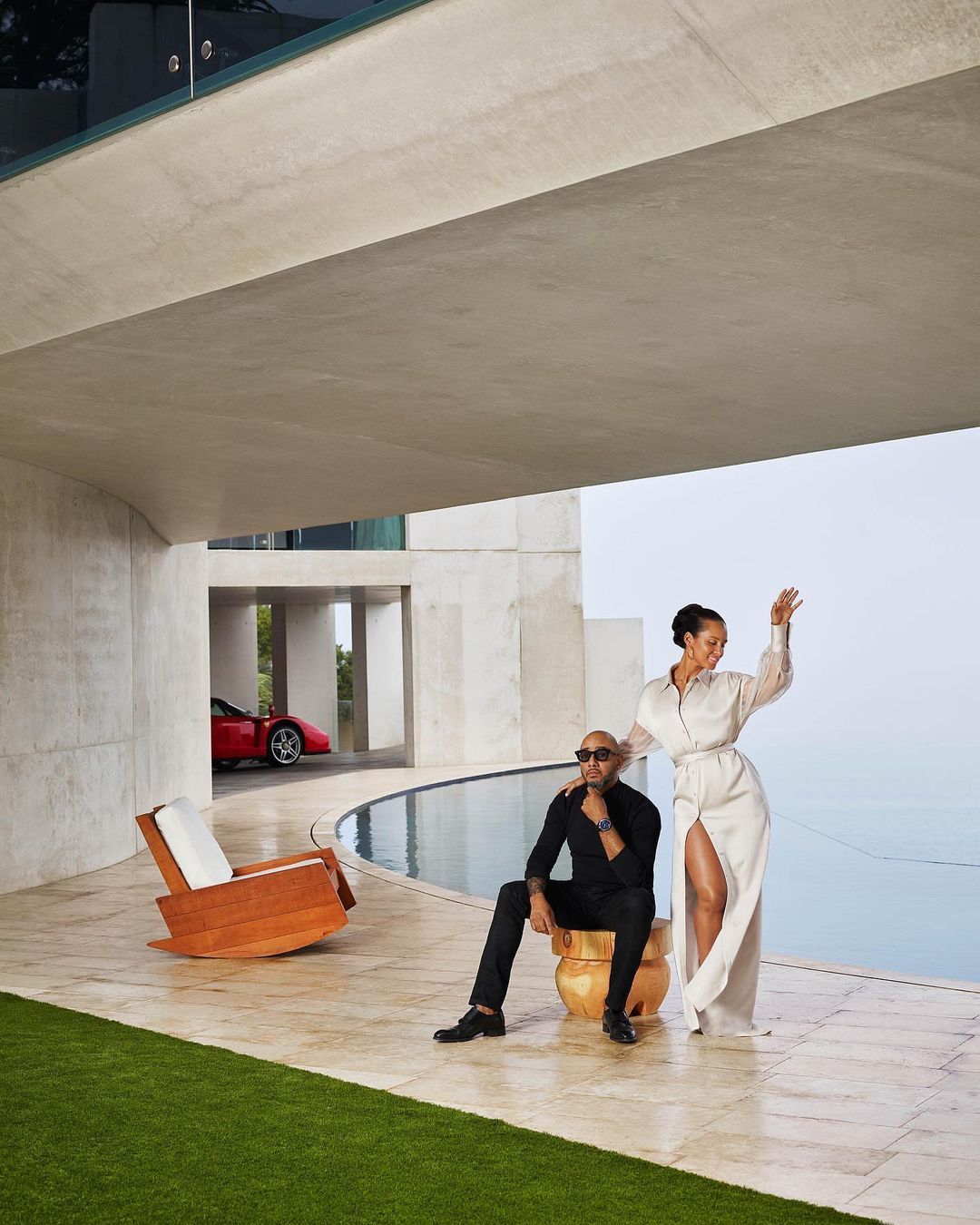 Alicia Keys and Kasseem Dean