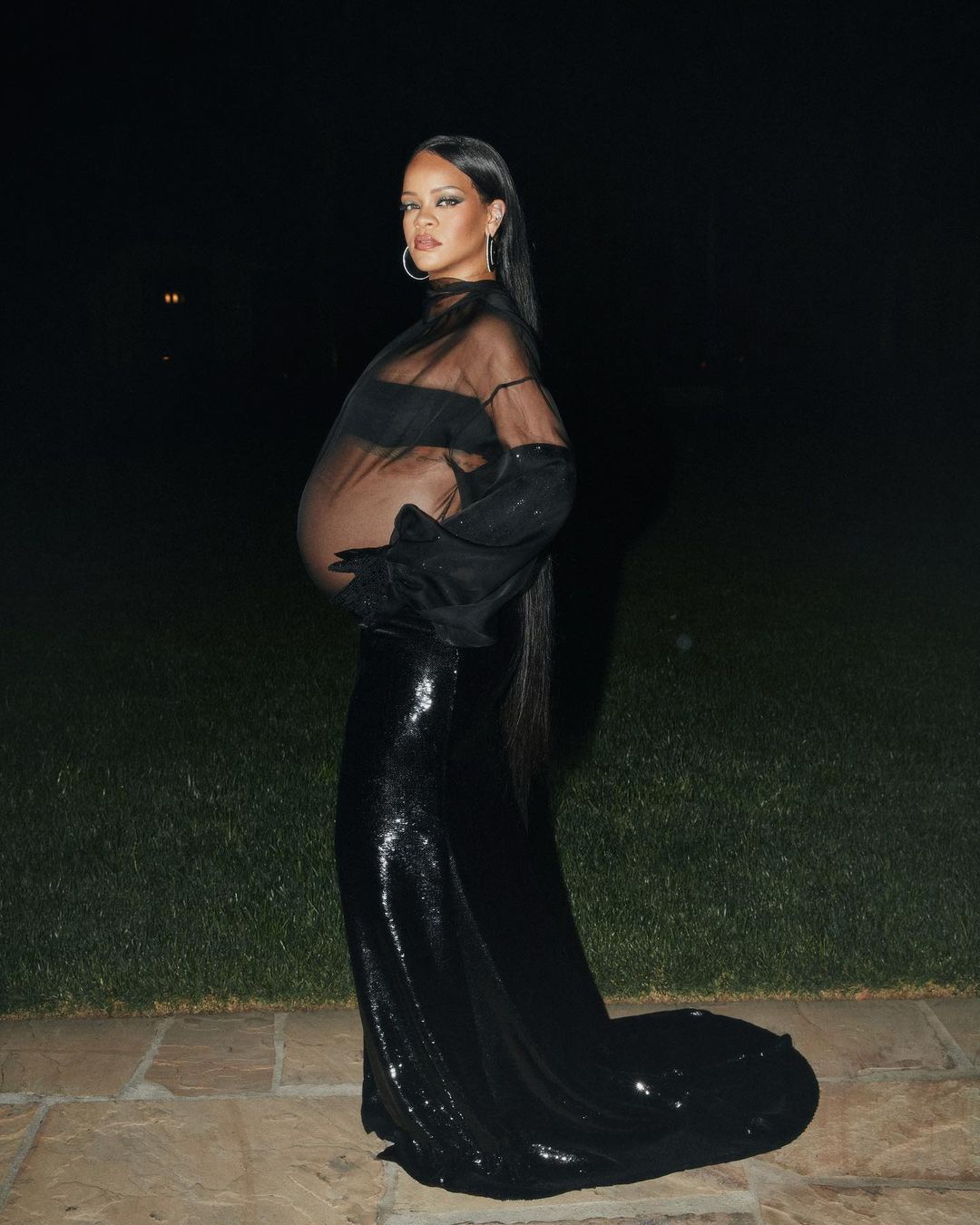 Rihanna at Oscars afterparty
