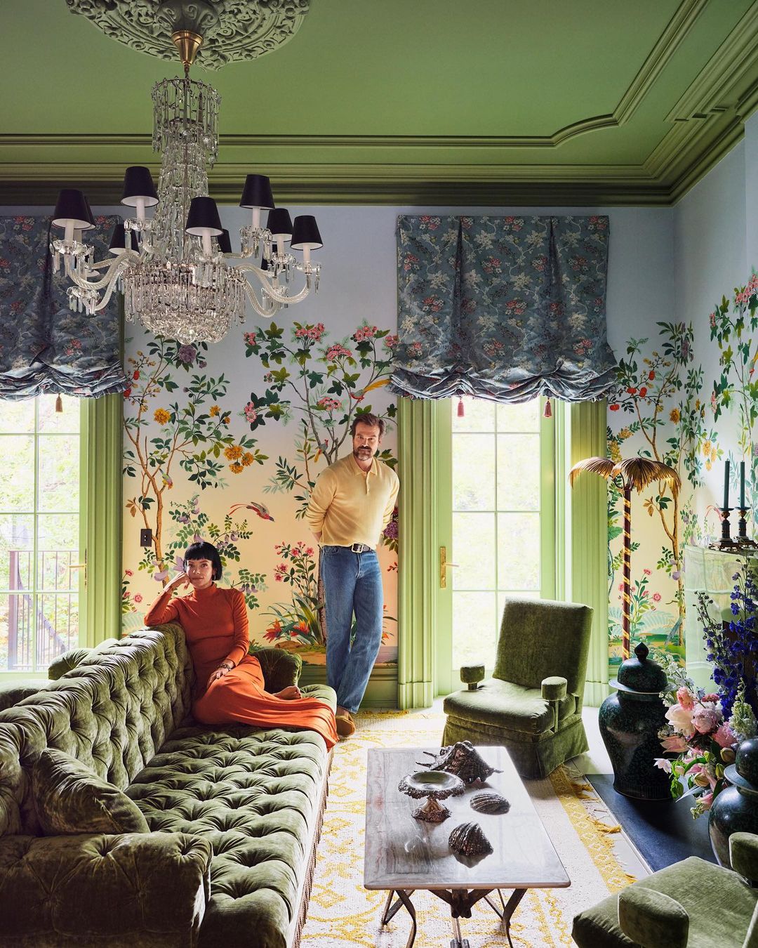 Lily Allen and David Harbour