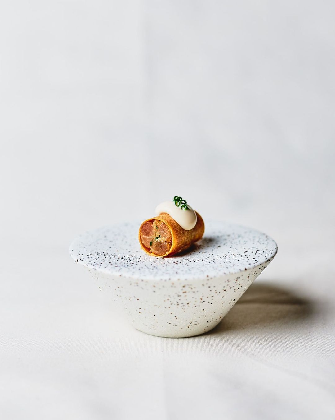 Tuna, miso, and chives