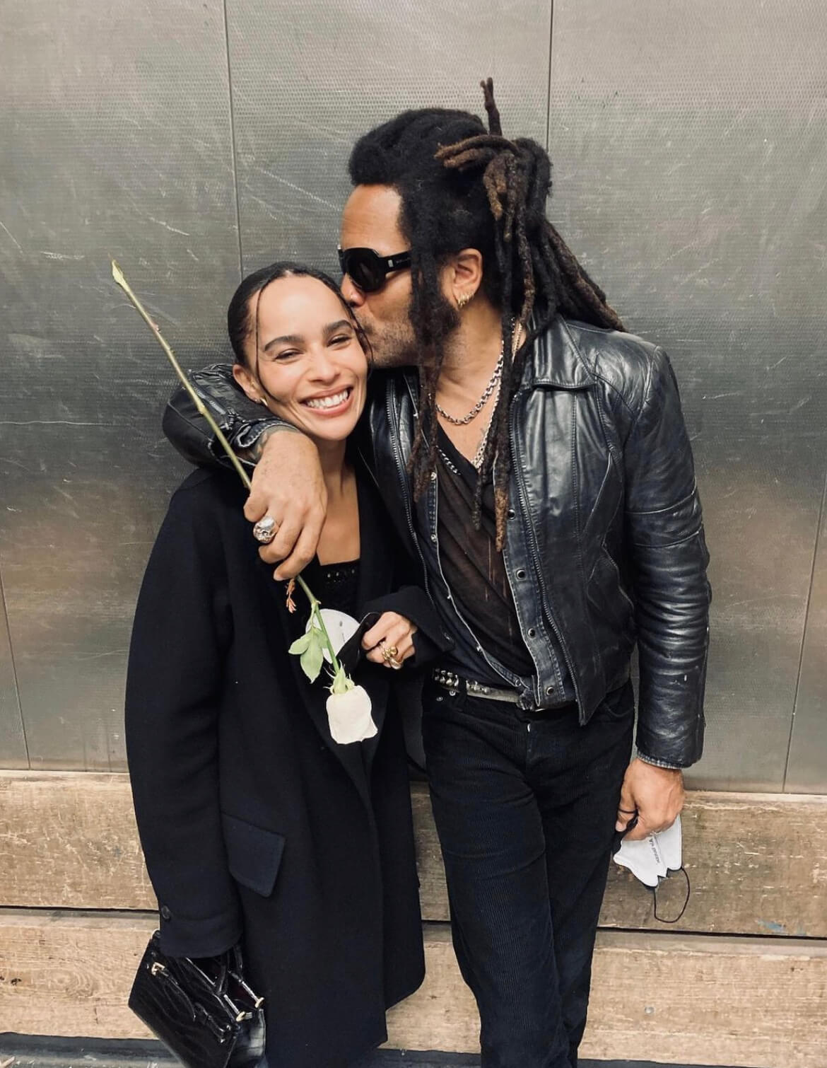 Zoë Kravitz and Lenny Kravitz