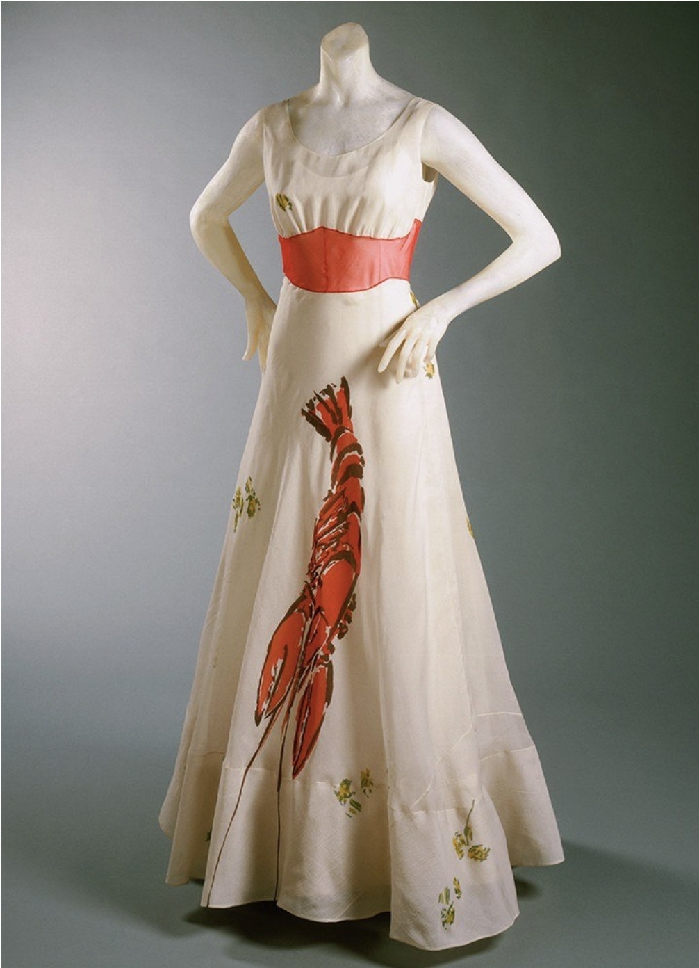 Schiaparelli and Dali's Lobster Dress