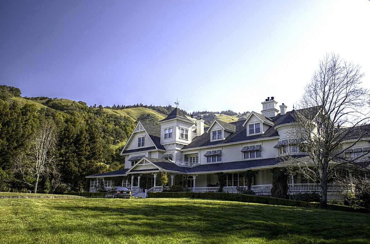 The Main House of Lucas' Skywalker Ranch