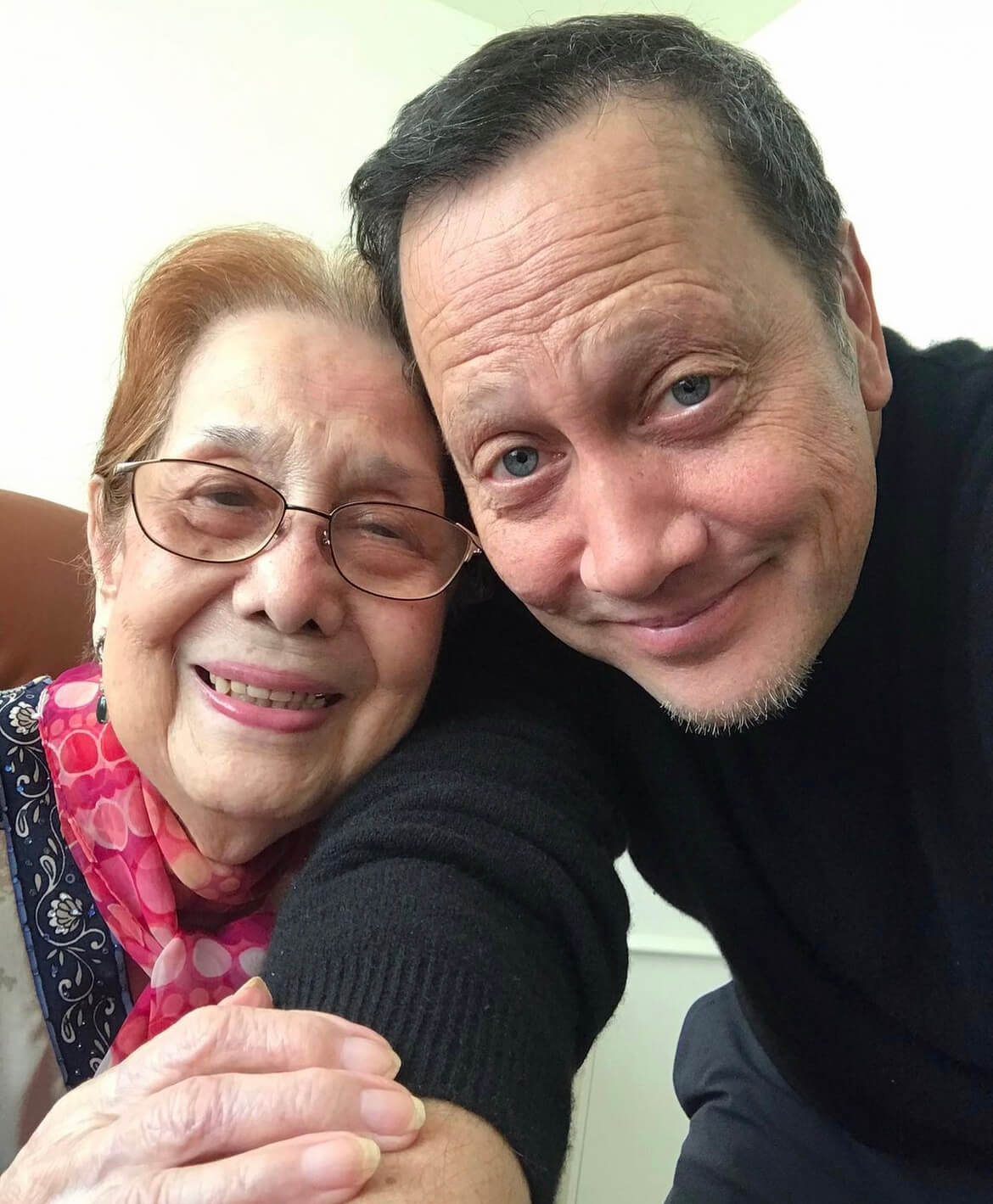 Rob Schneider with his late tita Rose Formoso