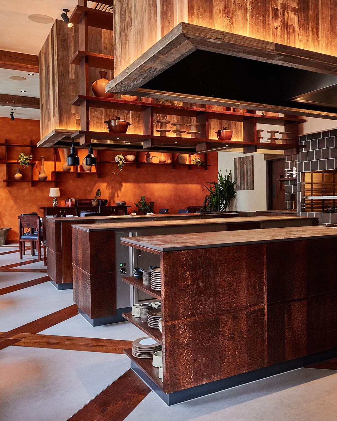 The interior of Kol restaurant.