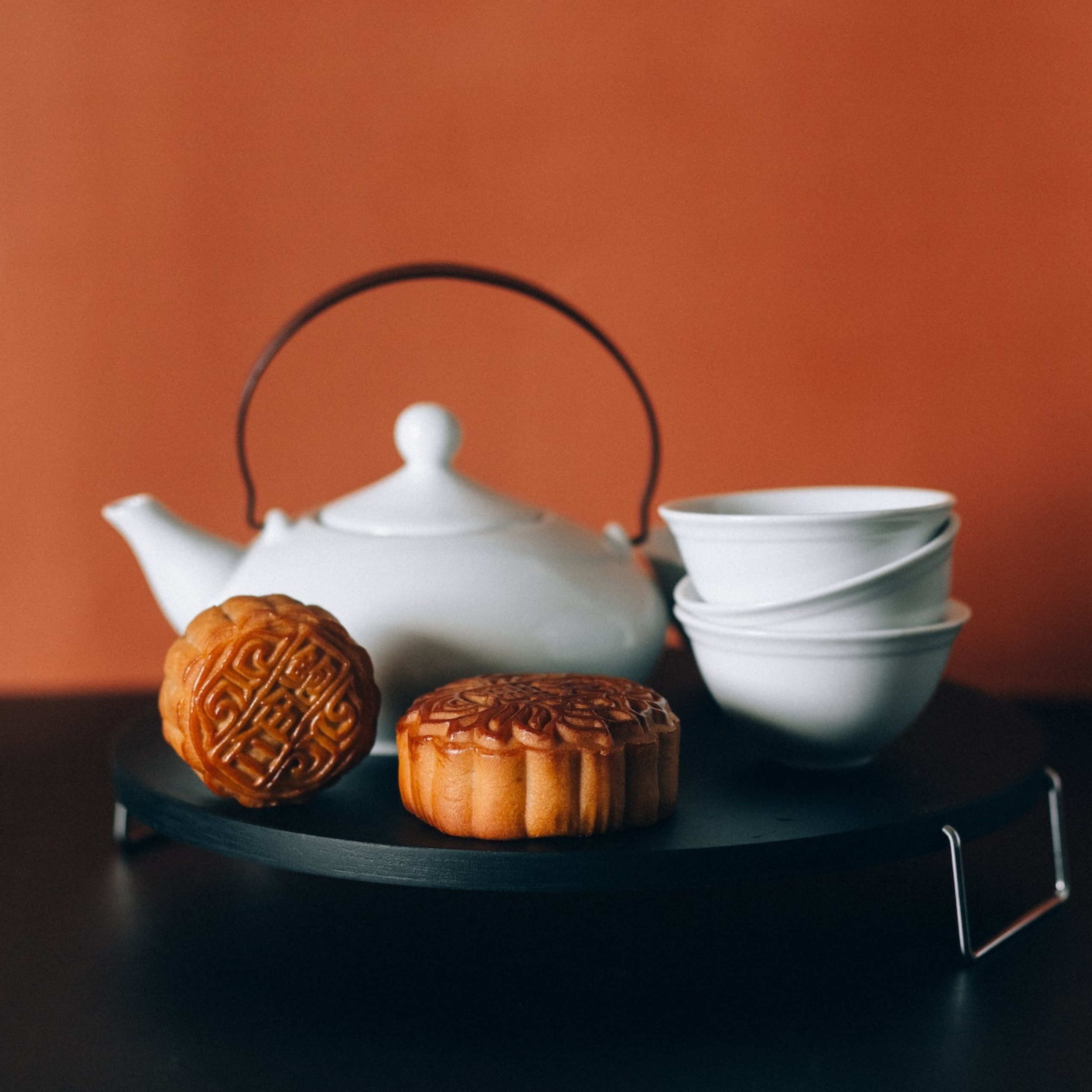 Mooncakes and tea