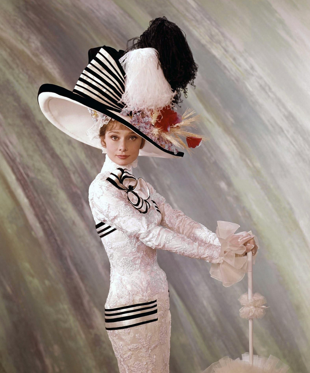 Hepburn as Eliza Doolittle