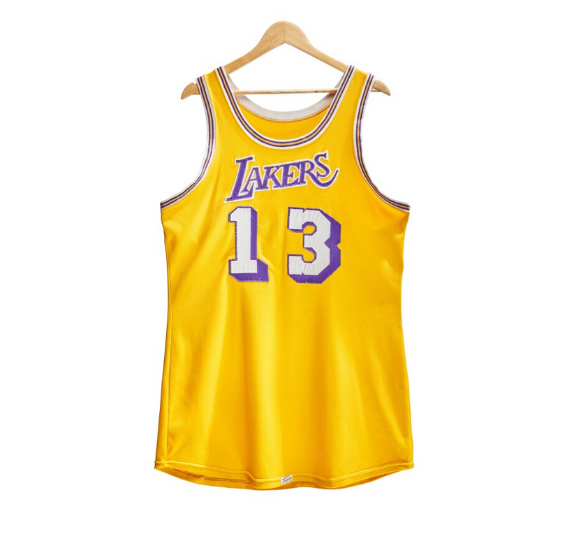 Chamberlain's victory Lakers jersey